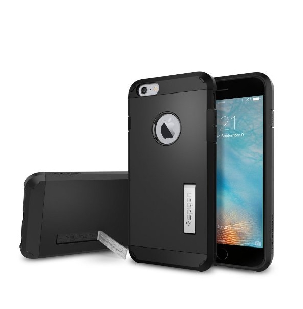 iPhone 6s Plus Case Spigen Tough Armor Tech Ultimate Shock-Absorb Protection Case for iPhone 6s Plus black
